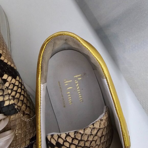 Passione Di Gina - Firenze Python print Snickers - Made in Italy (Size 7.5) - Picture 2 of 5